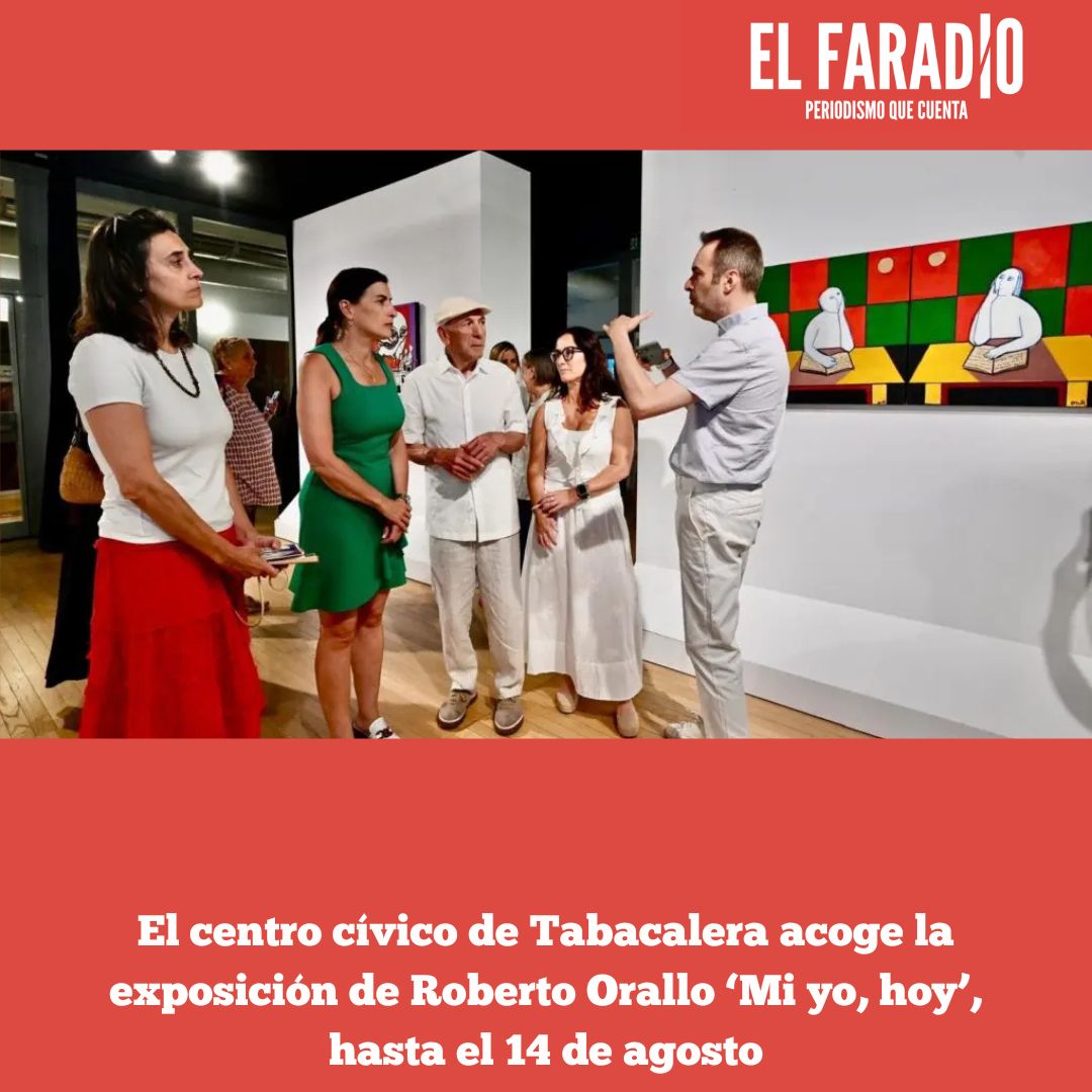 elfaradio's tweet photo. El centro cívico de Tabacalera acoge la exposición de @OralloRoberto ‘Mi yo, hoy’, hasta el 14 de agosto
https://t.co/07sqvGHbpH
#Creadores #Exposición #Santander #RobertoOrallo https://t.co/g98dlNevt6