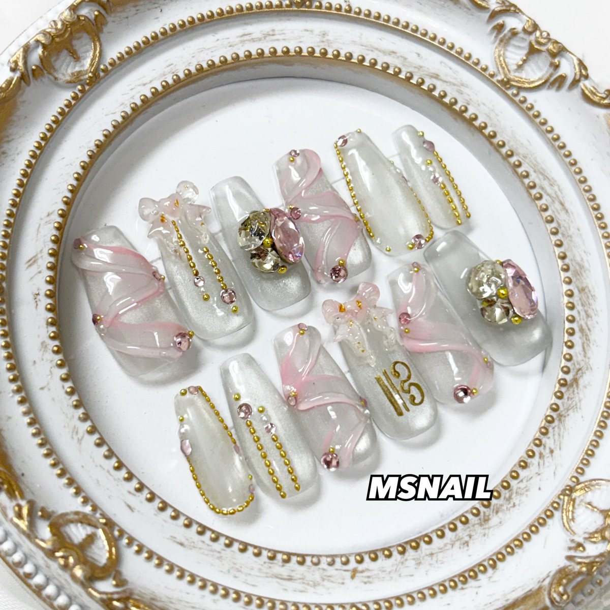 msnail_X's tweet photo. 非公式 アイドリッシュセブン TRIGGER 九条天 イメージネイルチップ🩷💎

マグネットベースでキラキラ✨️

https://t.co/ftgpLiNMbG.. https://t.co/VS5qXUbPk4
