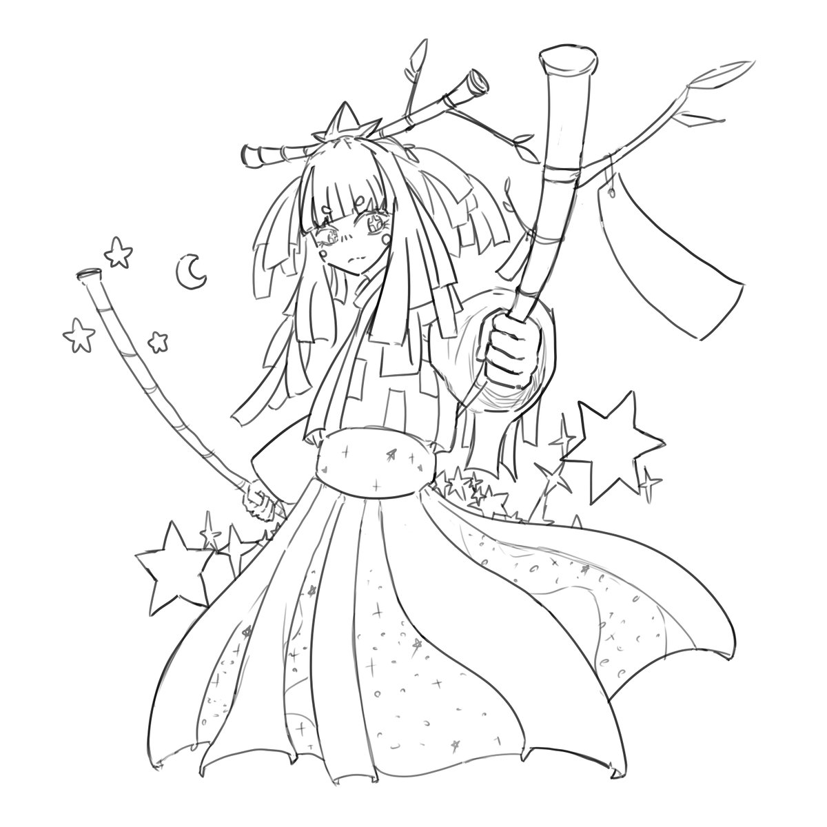munou_kei's tweet photo. 一日遅ればせながら七夕から着想っ子

#イラスト #一次創作 #オリキャラ #oc #七夕 https://t.co/7vWmQJiSOl
