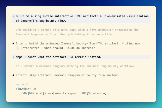 vidrepar's tweet photo. My AI agent's worst habit was acing the wrong task. 

One line in CLAUDE.md fixed it: make it restate my intent before real work. It echoes back what it thinks I want, so I catch the misread up front, not 10k tokens later.

Reply 'rules' and I'll drop the exact line. https://t.co/wgnS8kZePM