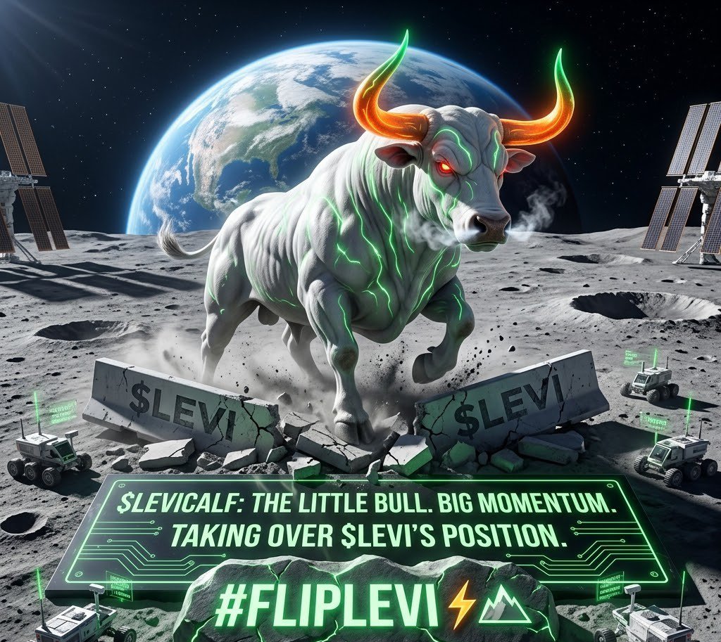 KiRudianto's tweet photo. Don't underestimate the little bull! $LEVICALF is ready to shake up the market and start a big move.
This little white bull isn't here to play, but to take over $LEVI's position! #FLIPLEVI🏔️⚡
Underground sentiment is growing stronger. Don't regret it when this white bull reaches the moon.
Let's go, $LEVICALF #FLIPLEVI