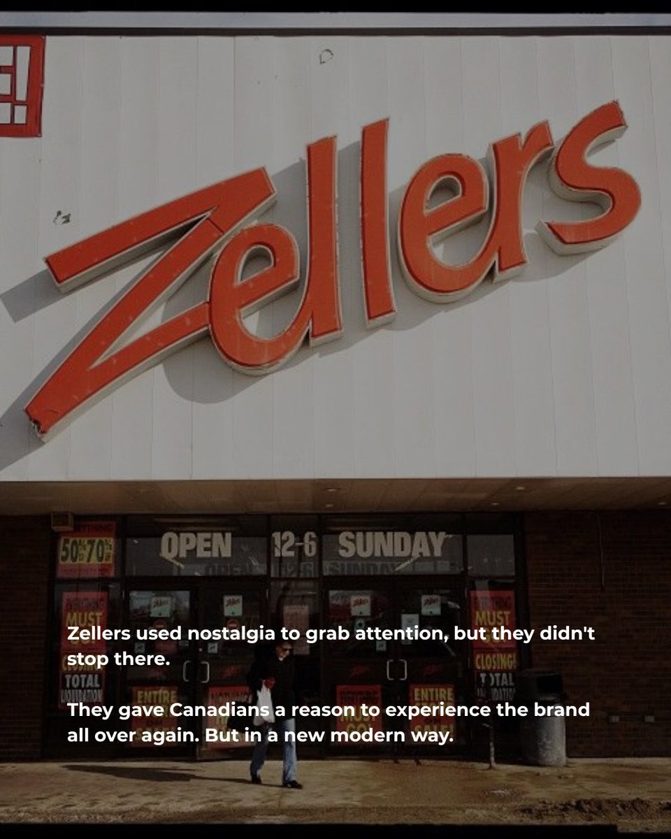 natashankpr's tweet photo. Why did the @zellers  comeback actually work?

Because bringing back a beloved brand isn’t the hard part. Making it relevant again is.
When Zellers reopened its flagship store in Toronto, it wasn’t simply selling nostalgia. It gave Canadians new reasons to fall in love with a brand they already knew.

The comeback looked forward. A modern retail experience. New brands. Influencer partnerships. National media attention. Even the opening day experience, from the Zellers Diner on Wheels and complimentary ice pops to the return of the iconic kiddie ride and a 25-foot Zeddy Bear, reminded people why they loved Zellers while creating new memories for a new generation. By balancing nostalgia with what Canadians want today, Zellers made its comeback feel relevant, not just familiar.

That’s what made this such a smart PR strategy. The strongest brand comebacks don’t try to recreate the past. They honour what people loved while giving them a reason to come back.

Swipe through for my #NKPOV on why Zellers’ return resonated with Canadians and what every brand can learn from it. 🖤

Have you visited the new Zellers yet? I’d love to hear your thoughts. 👇

#NKPOV #Zellers #PR #NKClientLove