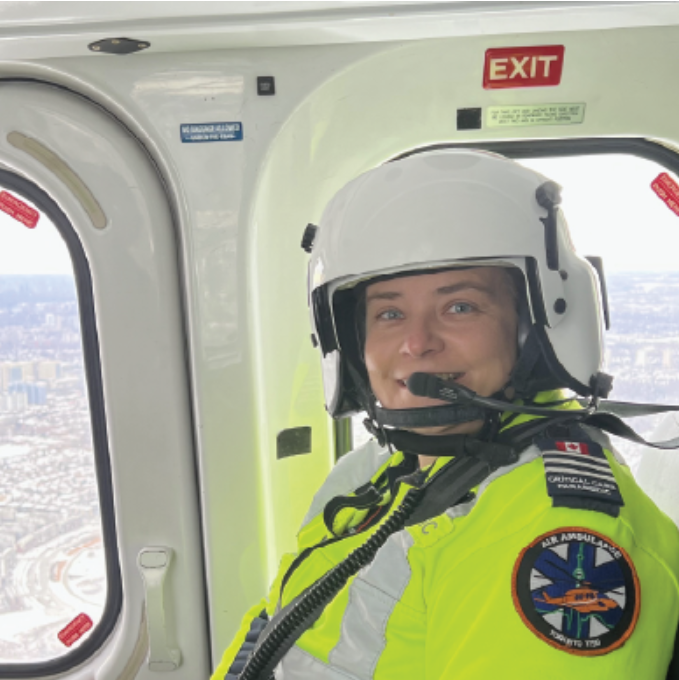Ornge's tweet photo. Read about CCP Heidi Hanney who has been with Ornge since 2017. 

Heidi, along with all Ornge paramedics, is dedicated to providing care across the province. 

Read Heidi's story: https://t.co/ul2Abb2In0

#teamOrnge #internationalparamedicsday https://t.co/4e48JbW0br