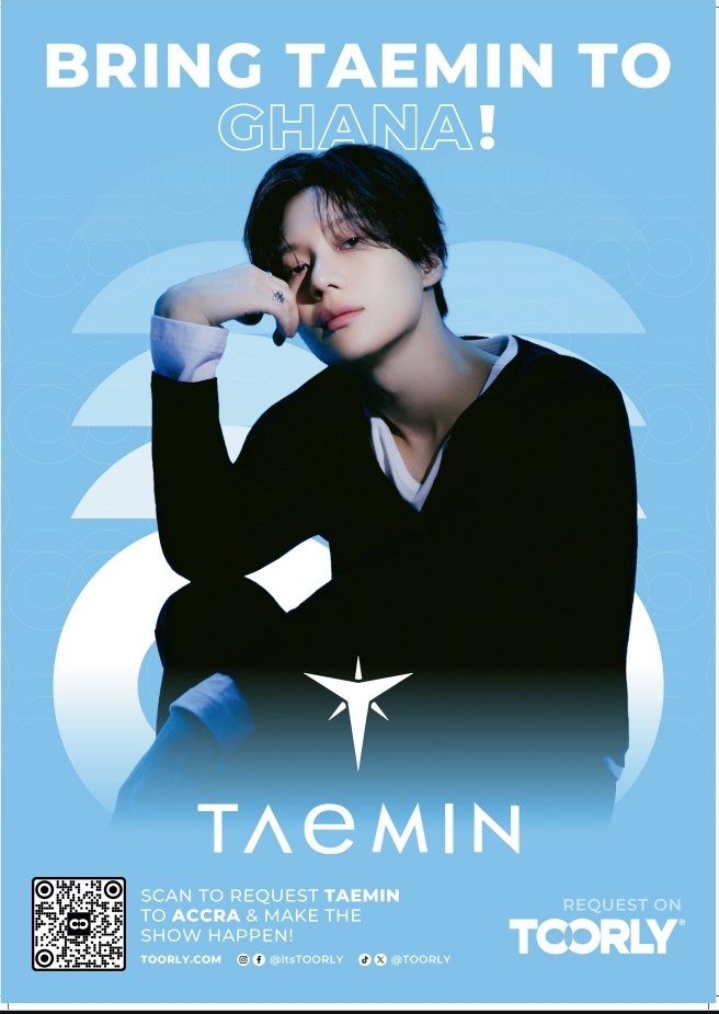 SHINee_Africa's tweet photo. 2. #WESTAFRICA
‼️CALLING ON ALL SHAWOLS /TAEMates and KPOP FANS IN WEST AFRICA‼️

Nigerian and Ghanaian fans are showing up on @Toorly to request #TAEMIN to Nigeria and Ghana!

We need fans in the countries to click the links below sign up on toorly and request in numbers! ⤵️ https://t.co/eJFcVeYDRn