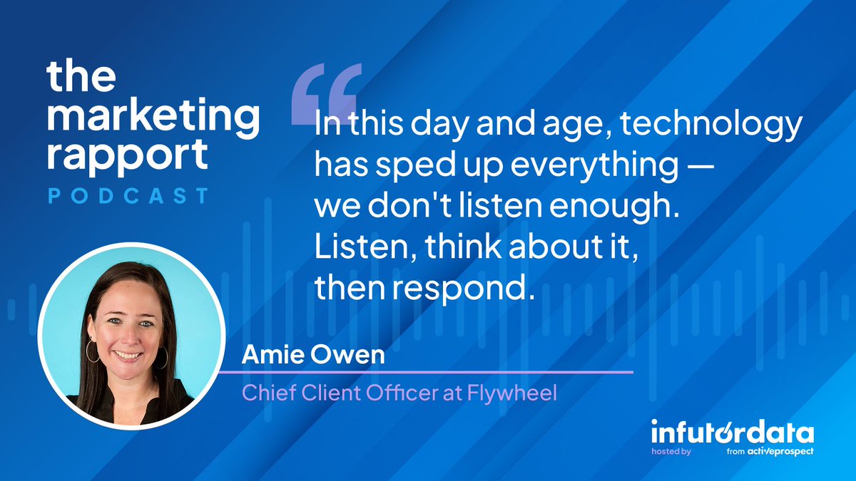 InfutorData's tweet photo. On the latest episode of The Marketing Rapport podcast, learn what it means to build a #commerce function that's ready for what's next, listen to the full episode here and subscribe wherever you enjoy podcasts: https://t.co/2sdbmRRJ8a #datastrategy #ecommercetrends https://t.co/qy1S5zbK5P