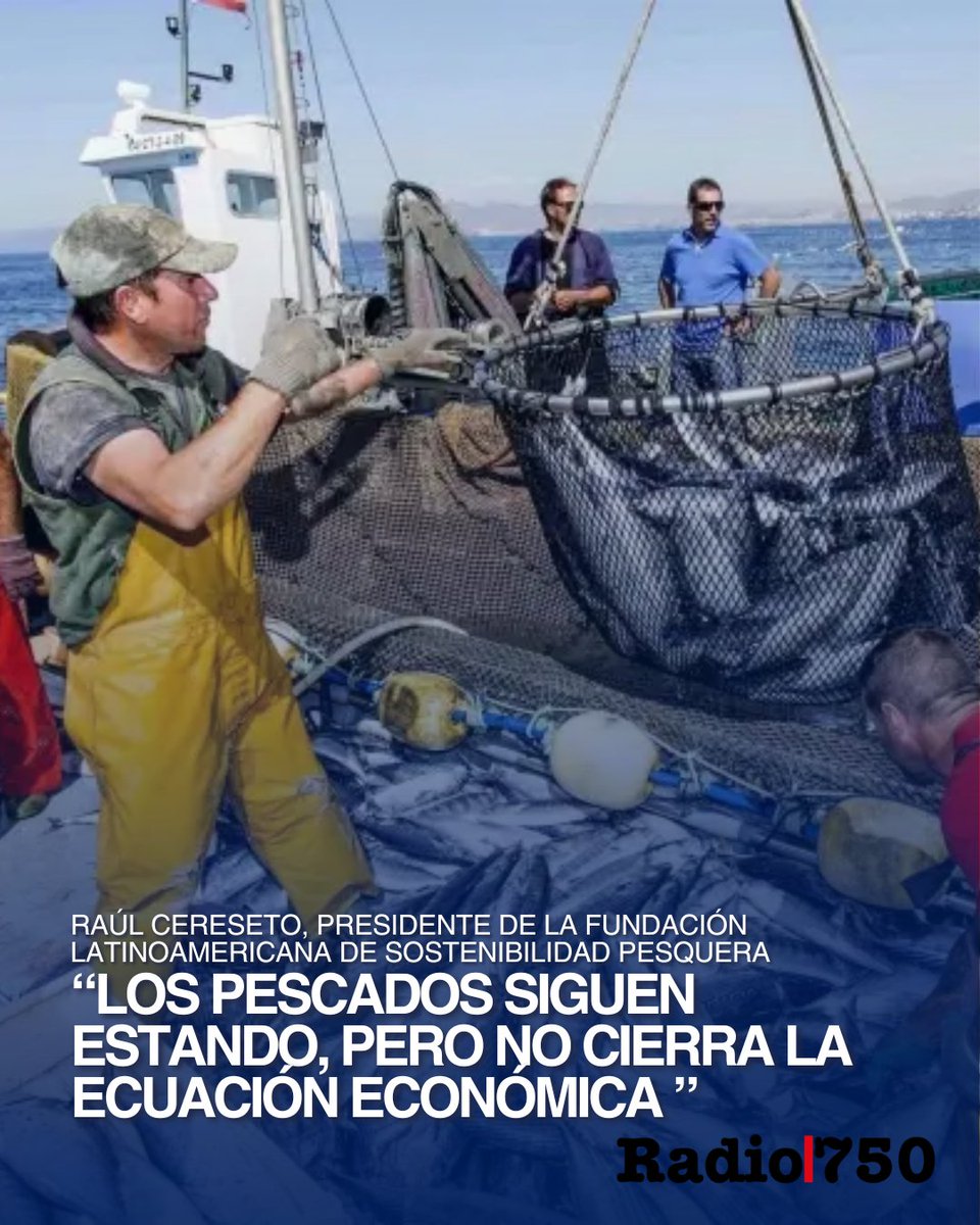 VHMok's tweet photo. 🎣 LA ACTIVIDAD PESQUERA CAYÓ UN 24,3% EN UN AÑO

📉 La actividad pesquera registró una baja del 24,3% interanual en mayo de 2026 y una caída del 1,4% respecto de abril, según informó el Instituto Nacional de Estadística y Censos (INDEC) a través del Índice de Producción Industrial (IPI) de pesca.

⚠️ Los datos reflejan la delicada situación que atraviesa el sector, en un contexto de menor actividad y creciente preocupación por el impacto económico sobre la industria.

🌊 Desde el ámbito pesquero advirtieron que la crisis no es reciente y sostienen que responde a problemas estructurales que se arrastran desde hace varios años.

🗣️ "Es un error pensar que esto empezó hace un mes, la pesca viene atravesando una crisis estructural desde hace varios años", señaló Raúl Cereseto, presidente de la Fundación Latinoamericana de Sostenibilidad Pesquera, en #LaMañana por @am750.

#Pesca #IndustriaPesquera #INDEC #Economía