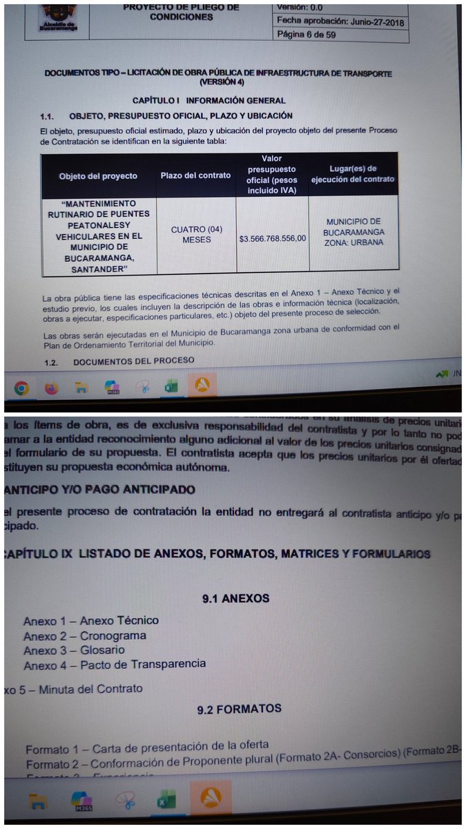 IngjrRodrigo's tweet photo. @infra_bga convoca proceso SI-SI-LP-005-2026 xa Mantenimiento rutinario d puentes peatonales y vehiculares en el mpio d Bga x $3.566 mill. D acuerdo con el numeral 8.3 NO se otorgará anticipo, dado que esta circunstancia RESTRINGE la libre concurrencia, los documentos tipo..Sigue https://t.co/FspcAFnVhf