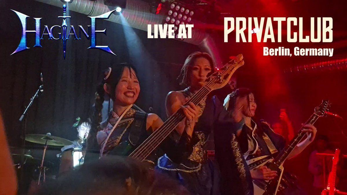 MipoMetal's tweet photo. Here's for your enjoyment...
@hagane_0623's very first European headline show at @privatclub_bln on 3rd July 2026
Have fun! ⚔️⚔️⚔️
#HAGANE #Privatclub #Berlin
https://t.co/OBbV5Dj0Ub https://t.co/LYzZV9XJAh