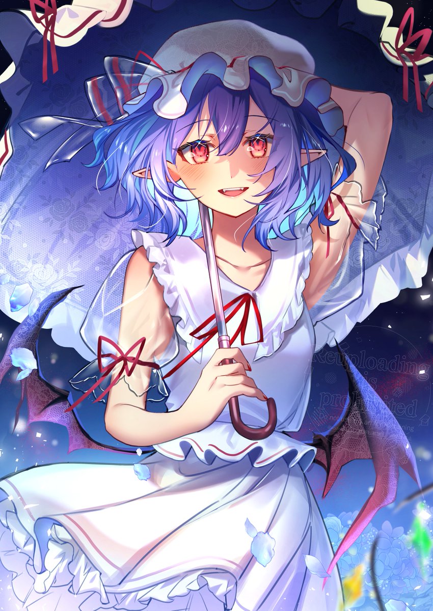 kodou_irast's tweet photo. 「大人しく散歩も悪くないわね」
#7月9日はレミリアの日 https://t.co/5GaIMYfFGr