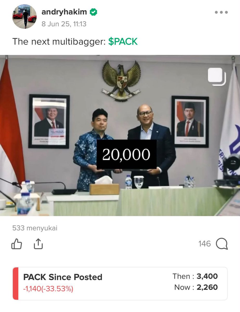 paulusteguh's tweet photo. Heran saja kok sampai sekarang masih begitu banyak yang percaya orang beginian @AndryHakim 
Ya maklum lah negeri konoha yang rata-rata IQ nya terendah sedunia #saham #cuan #investasisaham   #sahamindonesia https://t.co/SDZ2KHUwCI