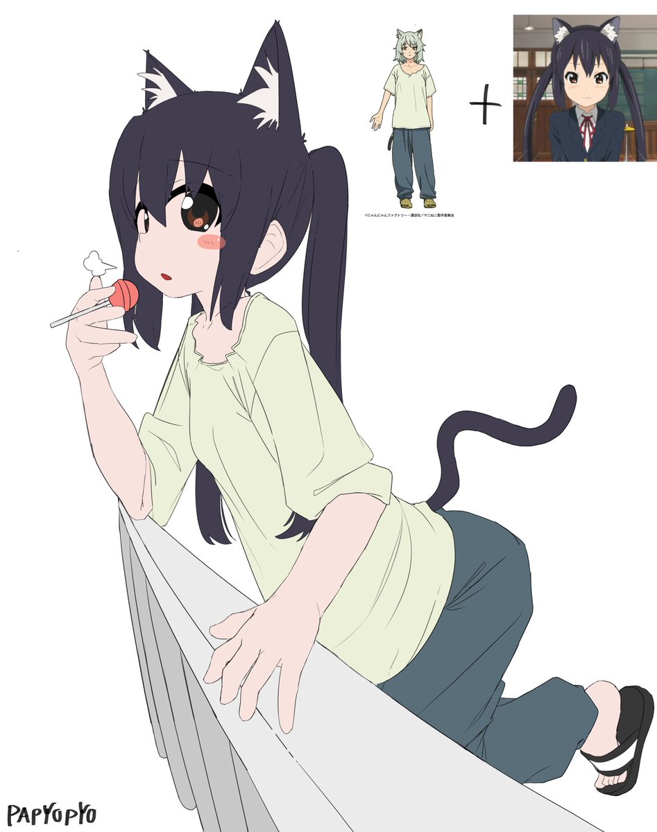 papyopyo313's tweet photo. Chainsmoker cat 🚬 ➕Azunyan 🤔🤔

Wip… https://t.co/yyzTbIHjNM