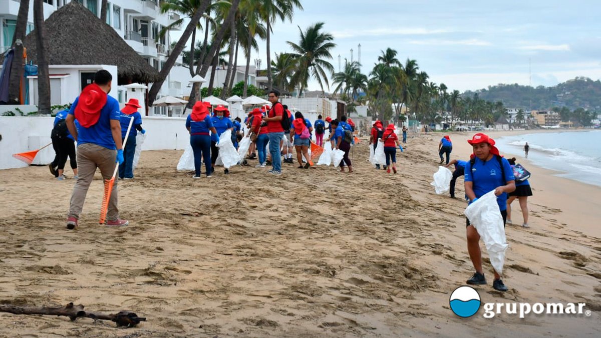 Grupomar's tweet photo. Reafirmamos nuestro compromiso ambiental con una jornada de limpieza en la Playa de Las Brisas por el Día Mundial de los Océanos. Con el esfuerzo de 60 voluntarios, intervenimos 3 km de costa y recolectamos más de 200 kg de residuos. ¡Acciones firmes por un entorno más limpio! https://t.co/9OlEjsUZD4