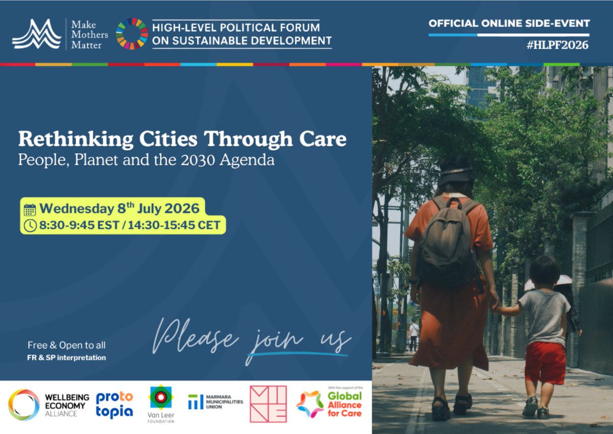 rwamrec's tweet photo. RWAMREC was proud to participate in "Rethinking Cities Through Care: People, Planet and the 2030 Agenda," an official side event of the 2026 High-Level Political Forum on Sustainable Development (#HLPF2026).

The event explored how care-centred policies and urban planning can create more inclusive, equitable, and sustainable communities. These discussions reflect RWAMREC's commitment to promoting positive masculinities, advancing gender equality, and encouraging the equitable sharing of unpaid care and domestic work as key drivers of sustainable development.

Together, we continue building a future where care is recognized as a shared responsibility and a cornerstone of peaceful, healthy, and resilient communities.

#HLPF2026 #RWAMREC #GenderEquality #CareEconomy #PositiveMasculinities