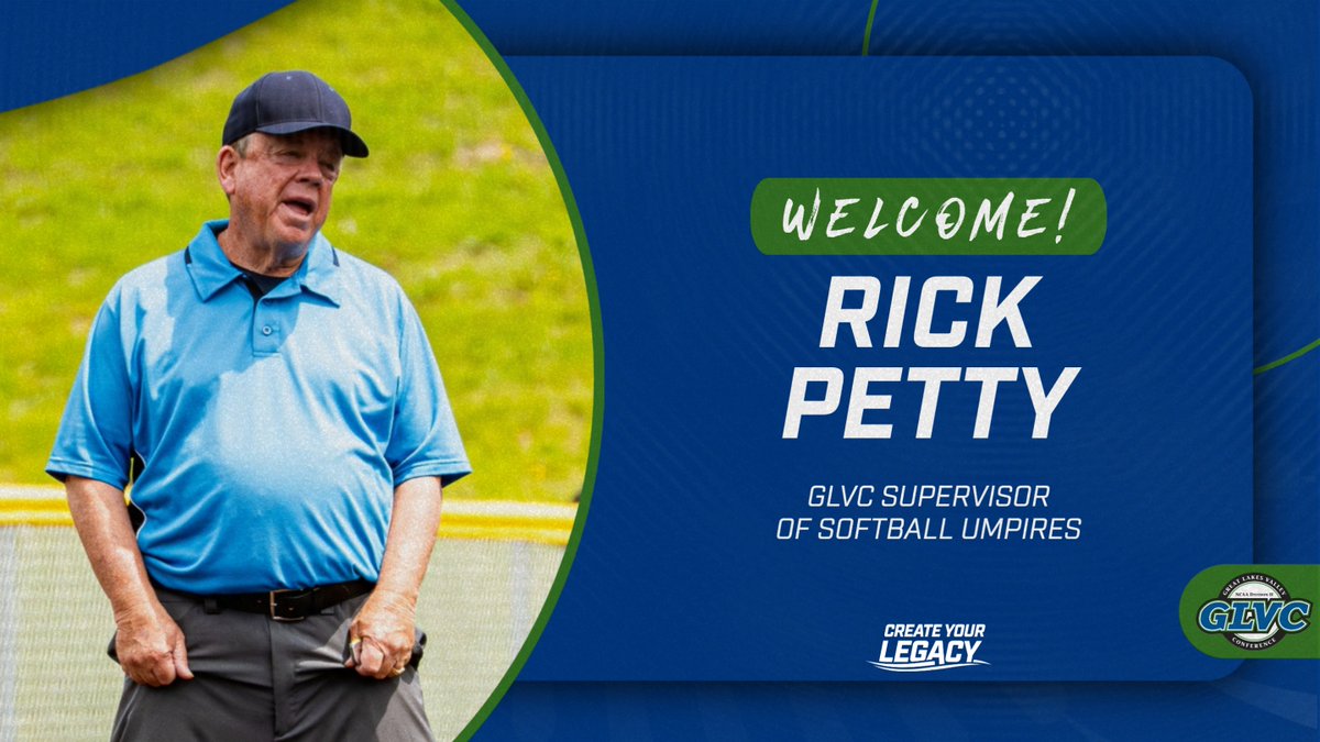 GLVCsports's tweet photo. 🥎 Rick Petty Hired as GLVC Supervisor of Softball Umpires.

#CreateYourLegacy | https://t.co/lD4DxsfVKS https://t.co/abSDjK1sa9