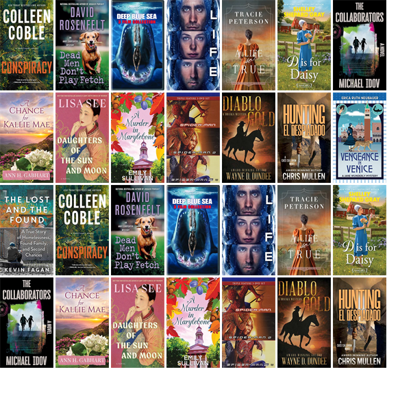 SomersetCL's tweet photo. This week the Somerset County Library has twelve new books and three new movies.  New items include Conspiracy, Dead Men Don't Play Fetch, Deep Blue Sea, Life, A Life So True, D Is for Daisy, The Collaborators, and A Chance for Kallie Mae. https://t.co/unHDpCZY9r https://t.co/SFfm5hBVsz