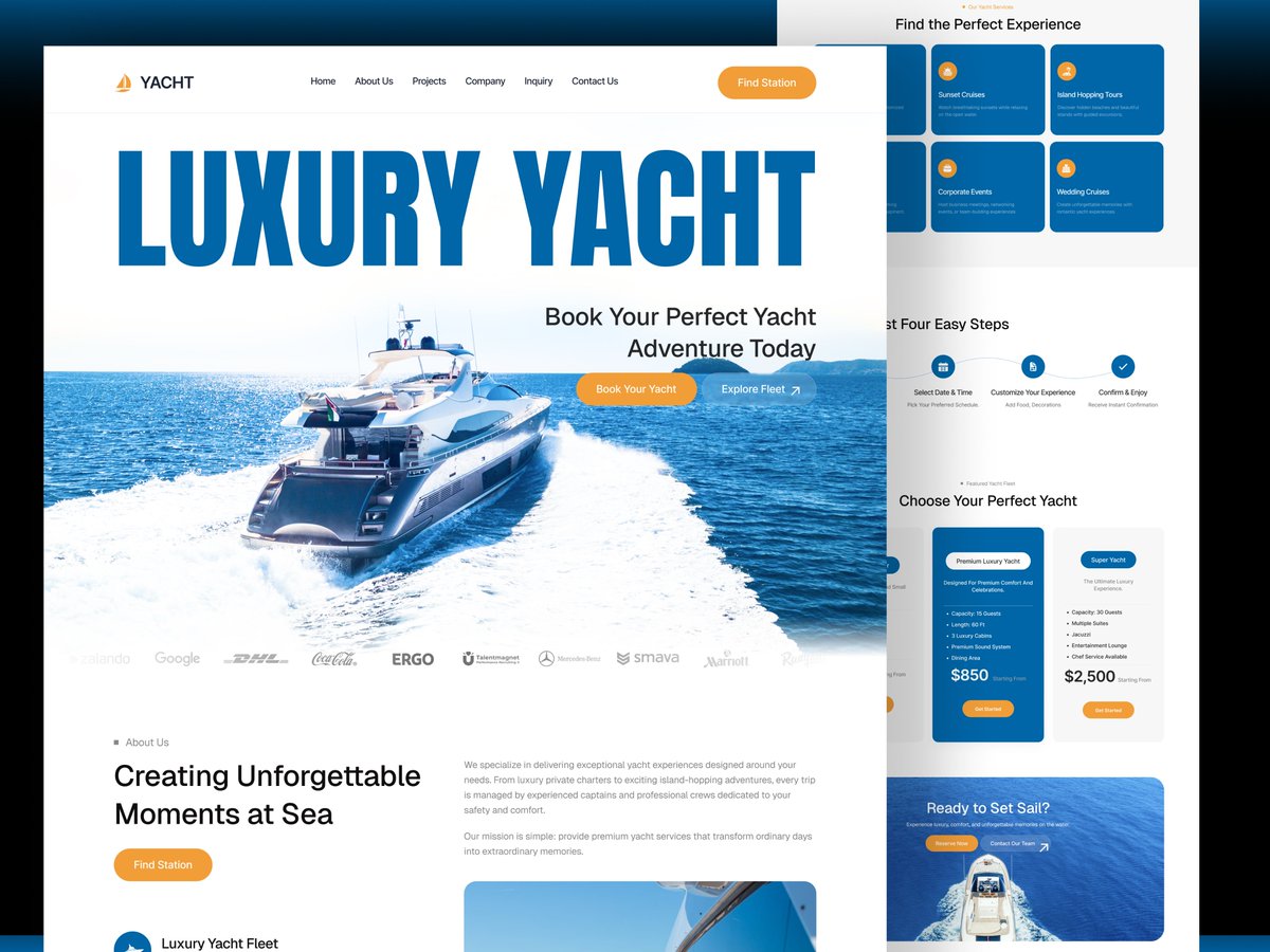 rakibhbrand's tweet photo. Luxury Yacht Booking Website
Dribbble : https://t.co/fy051nVgiH
Behance: https://t.co/aulIvTuoiz
#UXDesign #WebDesign #Figma #Luxury #Yacht #BookingWebsite #CaseStudy #Behance #InteractionDesign https://t.co/ecY8Nayg5C