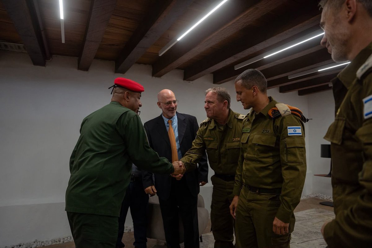 IDF's tweet photo. 🇮🇱🇻🇪The National Rehabilitation Plan of the Israeli Delegation in Venezuela Was Presented to the President of Venezuela and Senior Government Officials

The Home Front Command’s engineering teams continue to conduct structural assessments together with the local authorities, prioritizing high-rise residential buildings in order to enable for as many residents as possible to return to their homes.