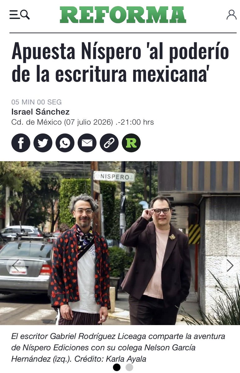 El_Neb's tweet photo. En efecto, apostamos por el poder de la literatura mexicana.

Lee la nota aquí: https://t.co/CAENqv8nhn https://t.co/cDTvZJBQzK