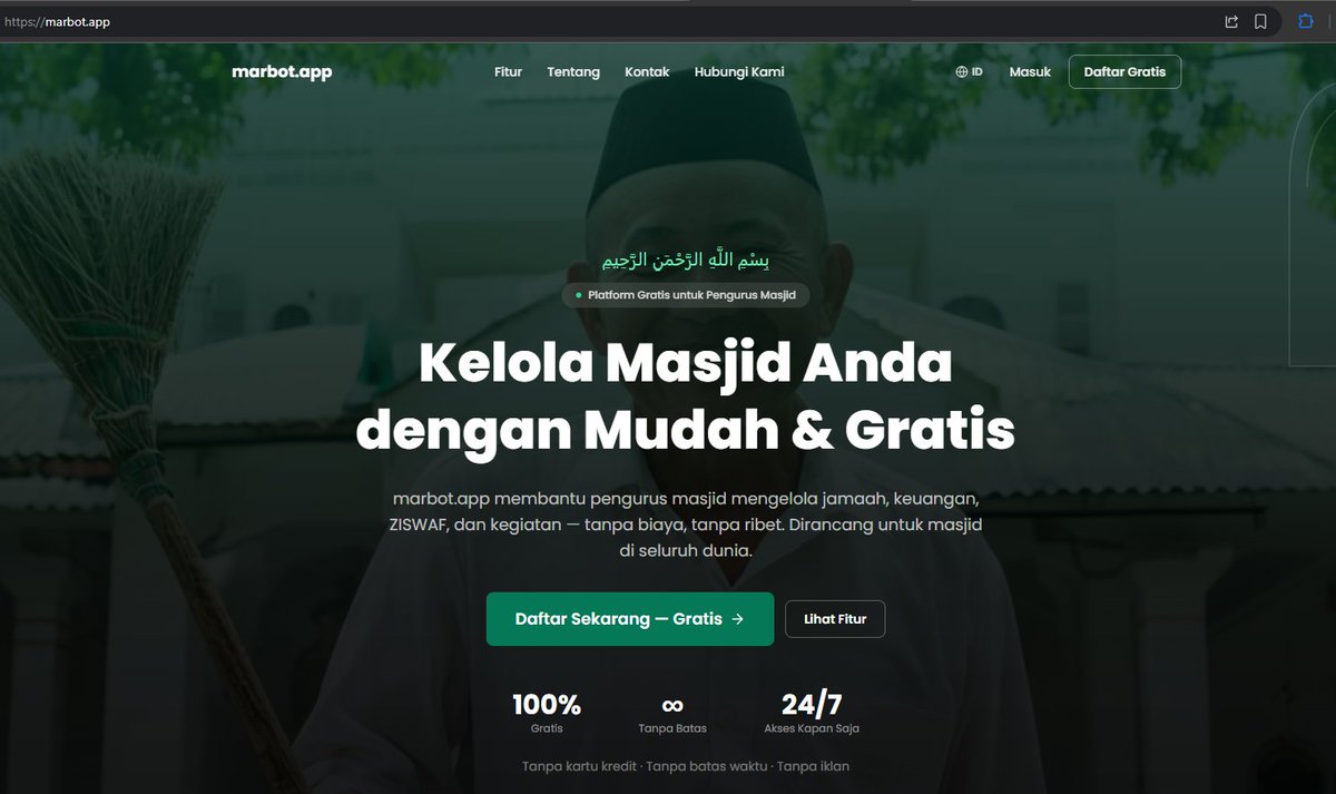 BukanYahya's tweet photo. dang ga nyangka niat bantu satu masjid, jadi banyak yg pake.

syukurlah, demen gw kalo bikin tools kl beneran ada yg pake. https://t.co/UaGT3dMSEw