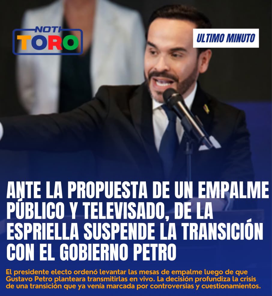 AlejoToroAnt's tweet photo. Abelardo prefirió cancelar el empalme, antes que hacerlo un proceso público.

https://t.co/2YSHSdAU5b https://t.co/FlqosWrbbe