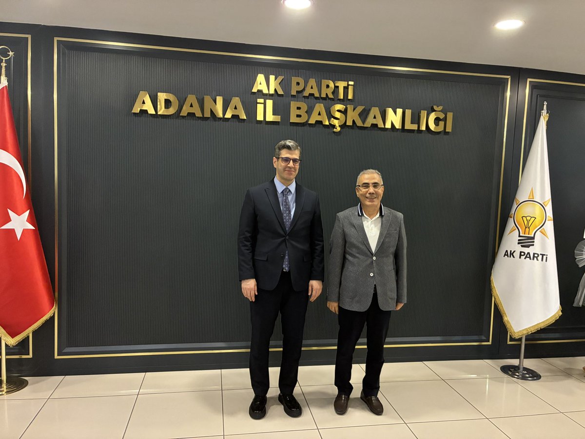 CelikcanMahmut's tweet photo. AK Parti İl Başkanlığına atanan sayın Mustafa Özkan’a hayırlı olsun ziyaretinde bulunduk.Adana’mıza hayırlı hizmetler yapacağına inancım tamdır.İlgisi İçin teşekkür ederim. https://t.co/MP3oME61I6