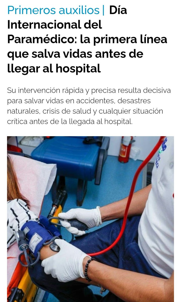 auramar2209's tweet photo. Parámedicos en su día, Felicitaciones. https://t.co/u3QlKHpLLo