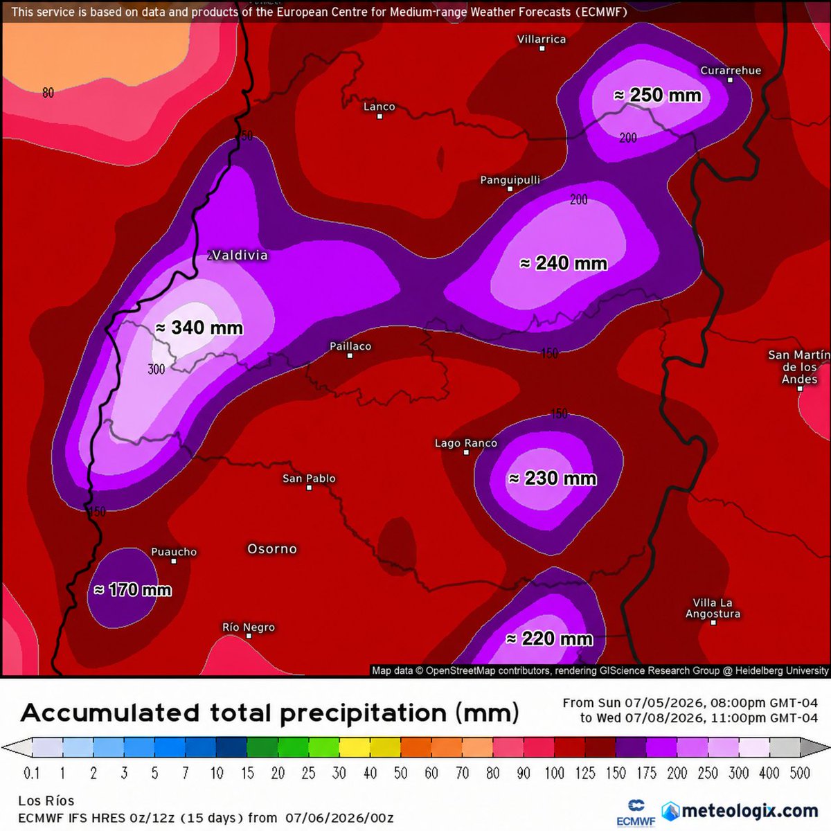 Reppli_ca's tweet photo. El modelo ECMWF ya pronosticaba el diluvio (imagen que posteé hace e días
Qué evaluaron en la DMC para pronosticar UN CUARTO de lo que ha caído realmente?
Y el pronóstico de la DMC es el que sirve de insumo para la toma de decisiones en SENAPRED!
¿Quién se hace responsable? 🤷🏻‍ https://t.co/l0l2FYIvI8
