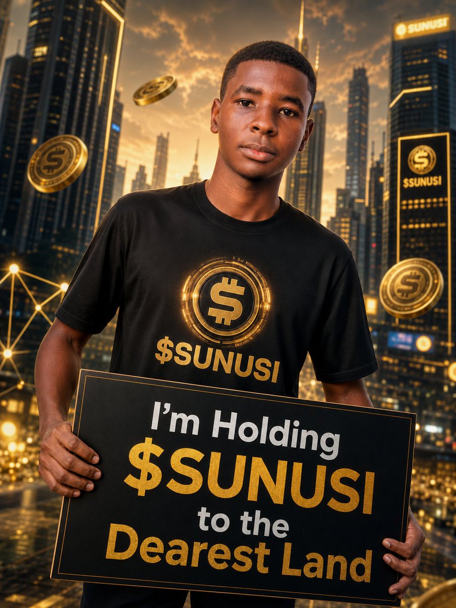 Surajemkay1's tweet photo. In crypto, it's easy to chase hype. But every once in a while, you come across a project that gives you a reason to stay.For me, that's $SUNUSI
I've been following the journey, supporting the vision,and believing that strong communities are built on trust.
#SUNUSI #theafricanbull https://t.co/hrZDltCyyf