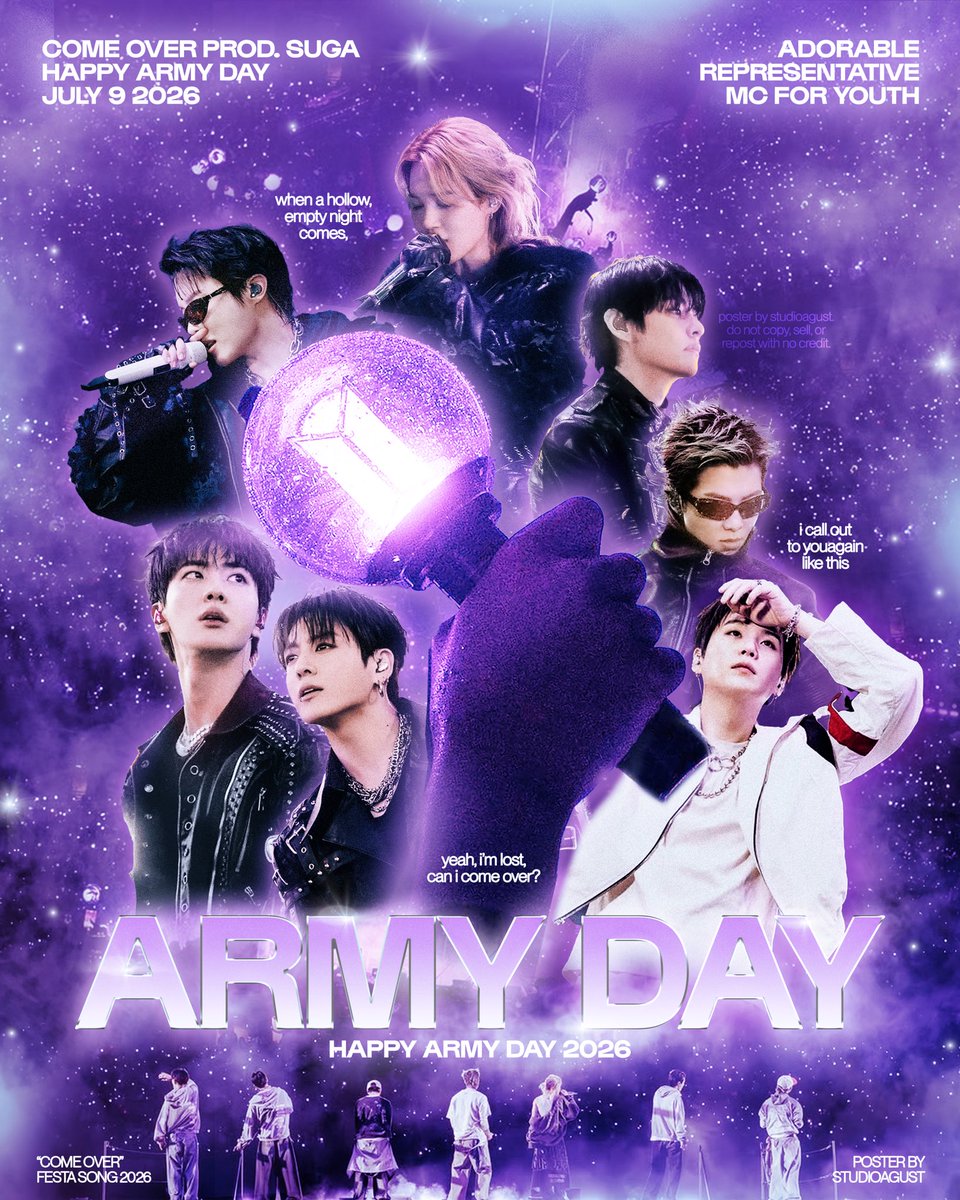 studioagust's tweet photo. 💜 HAPPY ARMY DAY! — #방탄소년단 #아미데이 https://t.co/DUE2BT7tff