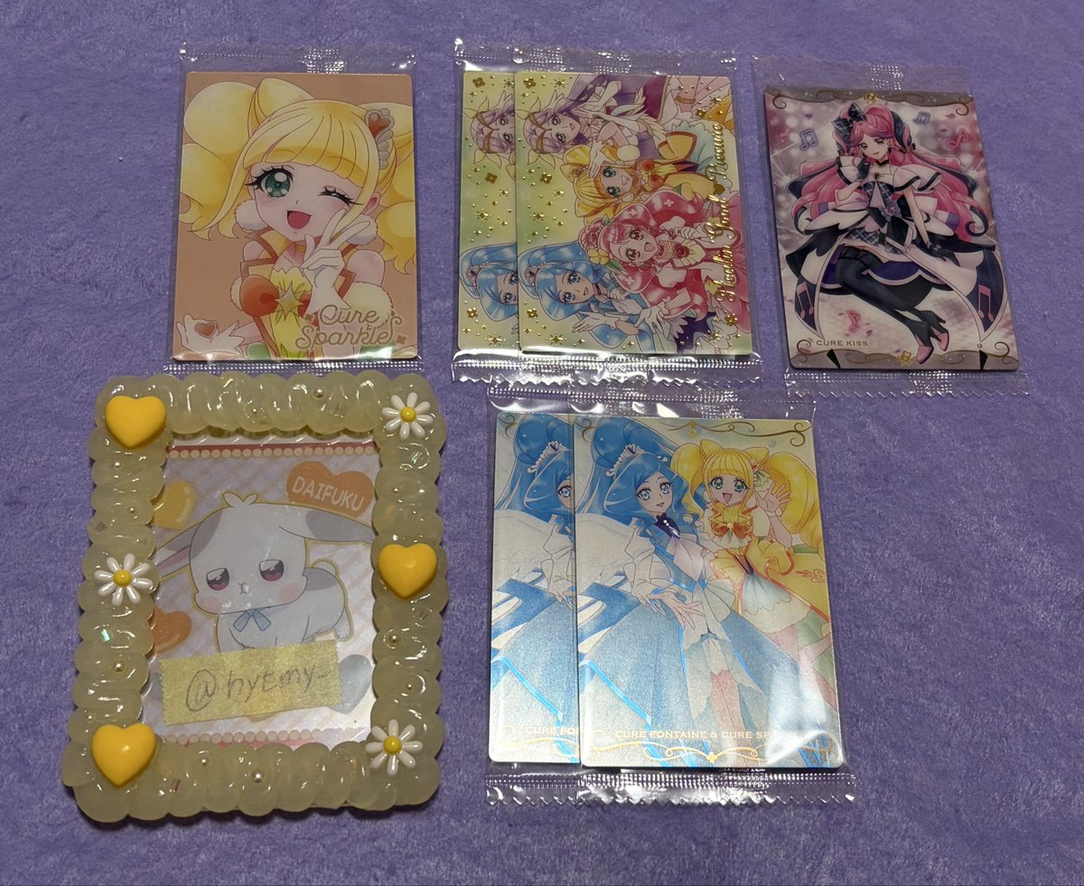 hytmy_'s tweet photo. @yuzumiruko @_ 検索より失礼します。
HRスパークル、Rキッス、ヒープリ集合所持しているのですがHRズキューンと交換可能でしょうか。
Nも所持しておりますのでお好きな組み合わせでご検討よろしくお願いします。 https://t.co/R4V9PSwTCw
