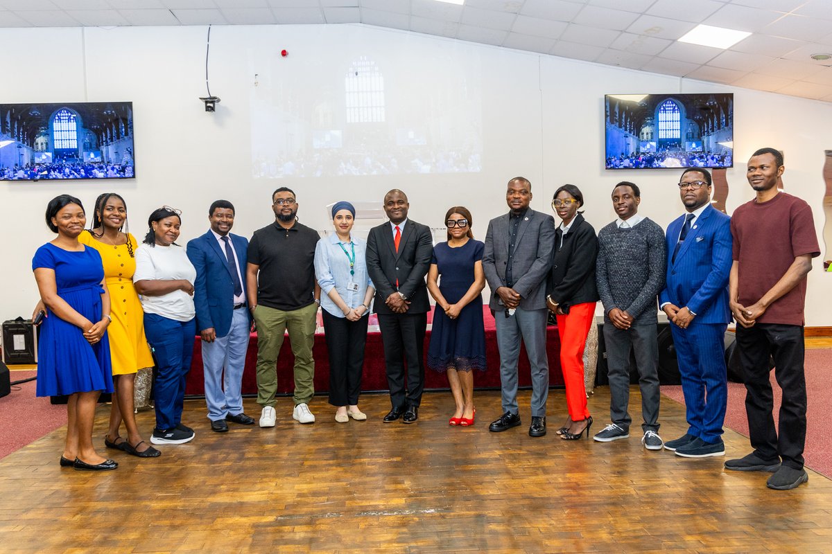 WCICommunity's tweet photo. The National Parliamentary Prayer Breakfast Live-streamed at Winners Chapel Derby.

Alongside the government officials who were present, we prayed for the Nation, Leaders and our Communities.
#winnersinthecommunity
#nationalparliamentarybreakfast
#NPPB2026
#Winnerschapelcsr https://t.co/KOYZwnYLkN