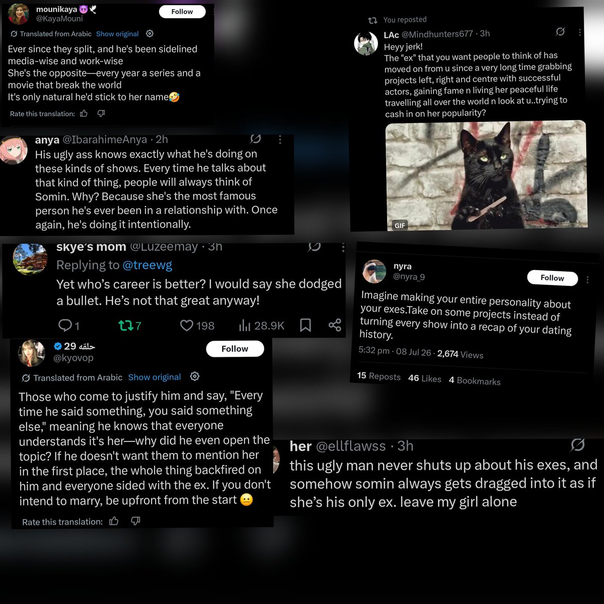 eyjooniesh's tweet photo. Jung Somin's retarded low eq and iq fans bashing Lee Joon for simply revealing about his previous love story on a variety show @PrainTPC https://t.co/yzQVzB6C3z