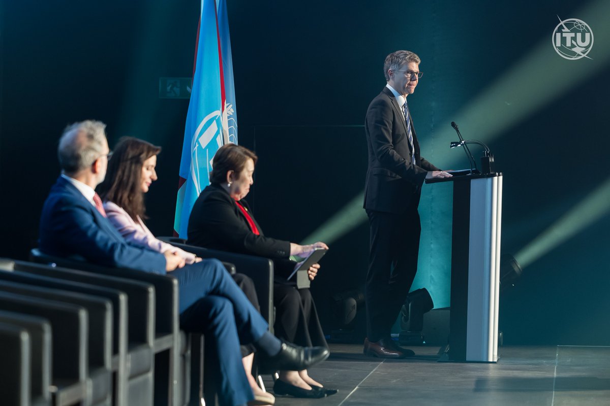 UNDPDigital's tweet photo. Today at the #WSISForum2026 inaugural session, @UNDP's @Robert_Opp: 'AI adoption is outpacing AI readiness. From Zimbabwe to Ecuador, UNDP is helping countries build the institutions &amp; skills to steer AI toward public value, and turning digital commitments into real impact.' https://t.co/LpoZnc3LhD