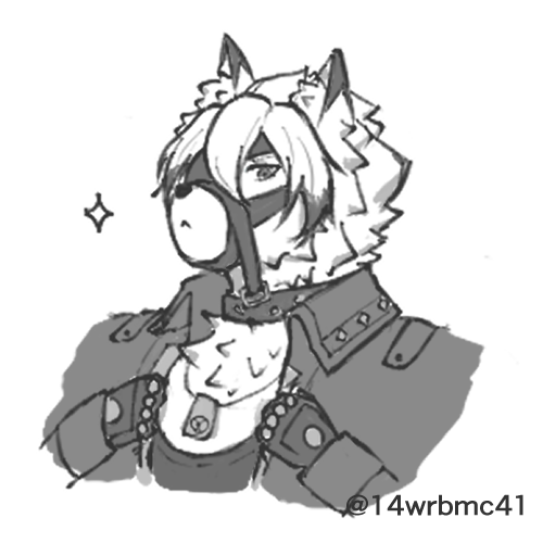 14wrbmc41's tweet photo. コラボ感謝のらくがき🐺 https://t.co/TMcT48EslE