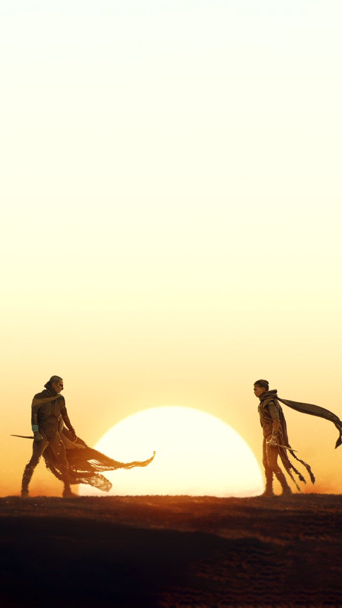 CalderDune's tweet photo. Dune: Part Three textless poster and screensaver! No AI used :) https://t.co/fnETtohWzc
