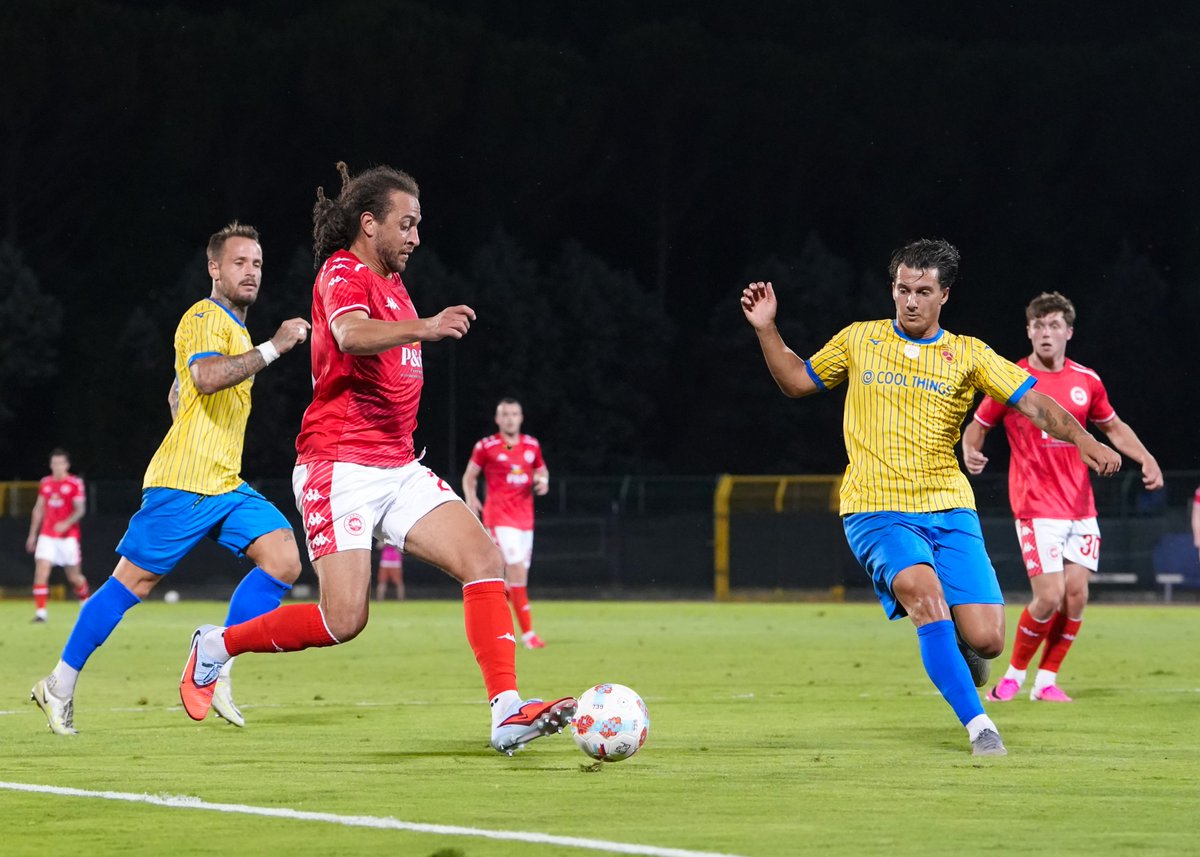 GibraltarFA's tweet photo. Gibraltar international Dan Bent featured for @larnefc yesterday, in their 1-0 victory over Tre Fiori in San Marino in @ChampionsLeague First-Round qualifying 🇬🇮

Big Dan Bent in Europe 😤 https://t.co/d70UFyEVgD