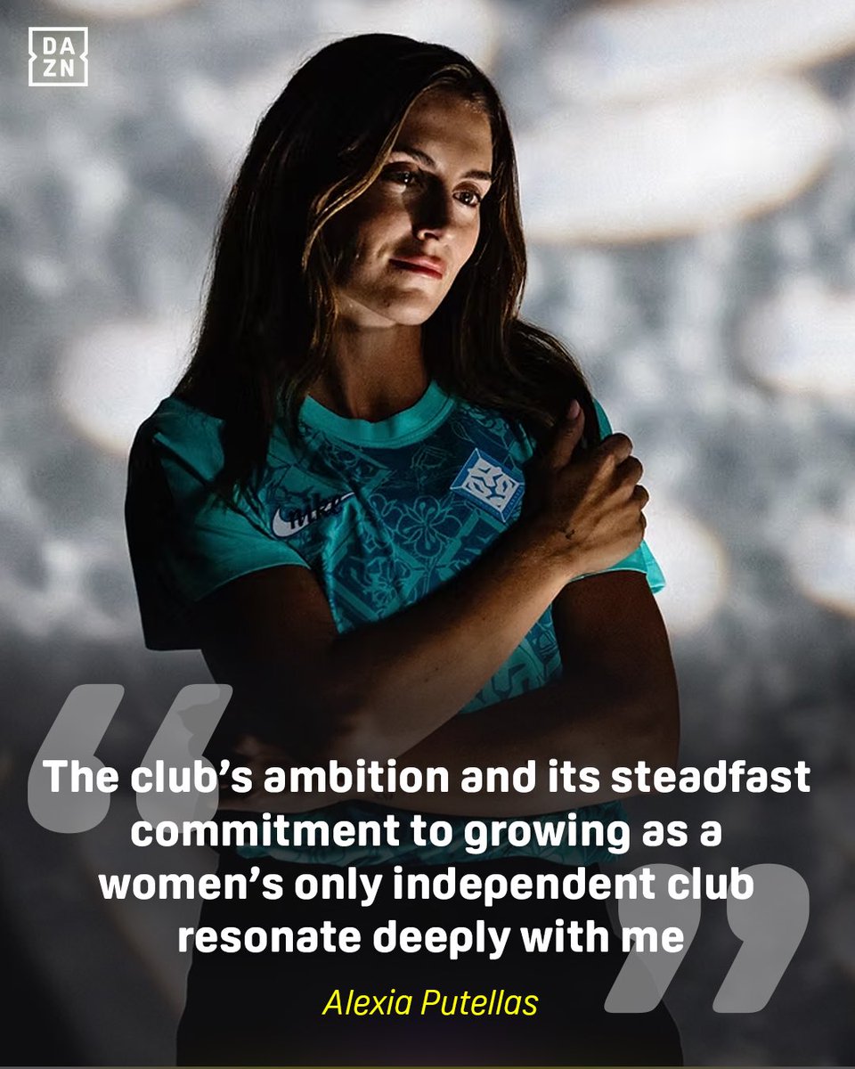 DAZNWFootball's tweet photo. Two-time Ballon d’Or winner Alexia Putellas has officially joined London City Lionesses from Barcelona 🦁 https://t.co/6p4ZmywcDF