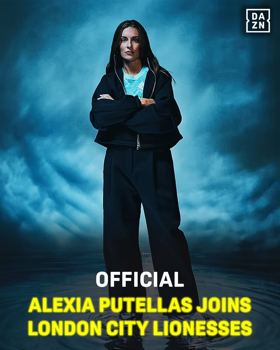DAZNWFootball's tweet photo. Two-time Ballon d’Or winner Alexia Putellas has officially joined London City Lionesses from Barcelona 🦁 https://t.co/6p4ZmywcDF