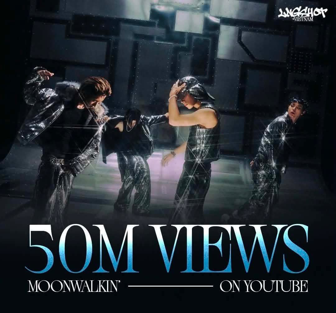 lngshotvn's tweet photo. 🎉 MV MOONWALKIN 50M views &amp; 900K+ likes!
Thank you, SHOTTIES, for making Moonwalkin’ reach this incredible milestone. ❤️‍🔥
Let’s keep streaming and aim even higher! 🚀

#MOONWALKIN_50MVIEWS
#LNGSHOT #롱샷 https://t.co/DwB6XMExLB