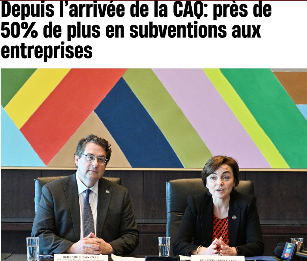 RealDooMDumas's tweet photo. Avec le PCQ, terminé le favoritisme.

C'est un échec depuis des décennies avec les vieux partis CAQ, PQ, PLQ.

Terminé de surtaxer les entreprises pour ensuite redistribuer cet argent en subventions aux compagnies choisies par le gouvernement.

Nous allons aider TOUTES les entreprises en transformant, dollar pour dollar, les subventions en baisses d'impôts.

Et nous allons aussi réduire drastiquement la paperasse qui engendre des coûts ensuite refilés aux consommateurs.

C'est ainsi, entre autres, qu'on va faire prospérer le Québec. En retirant le gouvernement du chemin.

Des Québécois plus libres, moins taxés, mais pas moins de services.