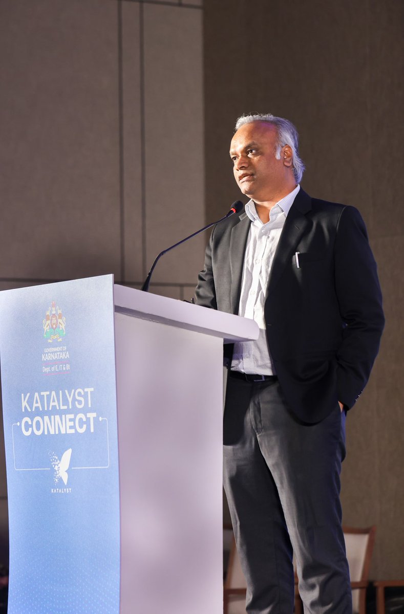 PriyankKharge's tweet photo. CM @DKShivakumar held an engaging discussion with over 200 GCC leaders, seeking their insights on what Karnataka must do to accelerate the next phase of growth.

Through the KATALYST program, the Government is opening new doors for GCCs to partner meaningfully with the state across key areas:

NIPUNA — reskilling and upskilling talent for the future economy.

Elevate NxT — mentoring, incubation, pilots, client access and co-investment opportunities for DeepTech startups.

Centres of Excellence — partnerships that provide access to advanced technologies and innovation ecosystems.

AI University — building future-ready talent and research capabilities.

Government First — access to anonymized public datasets, testbeds and government infrastructure to solve real-world challenges.

Our message is clear: Karnataka is not just home to GCCs. We are partners in their progress.
