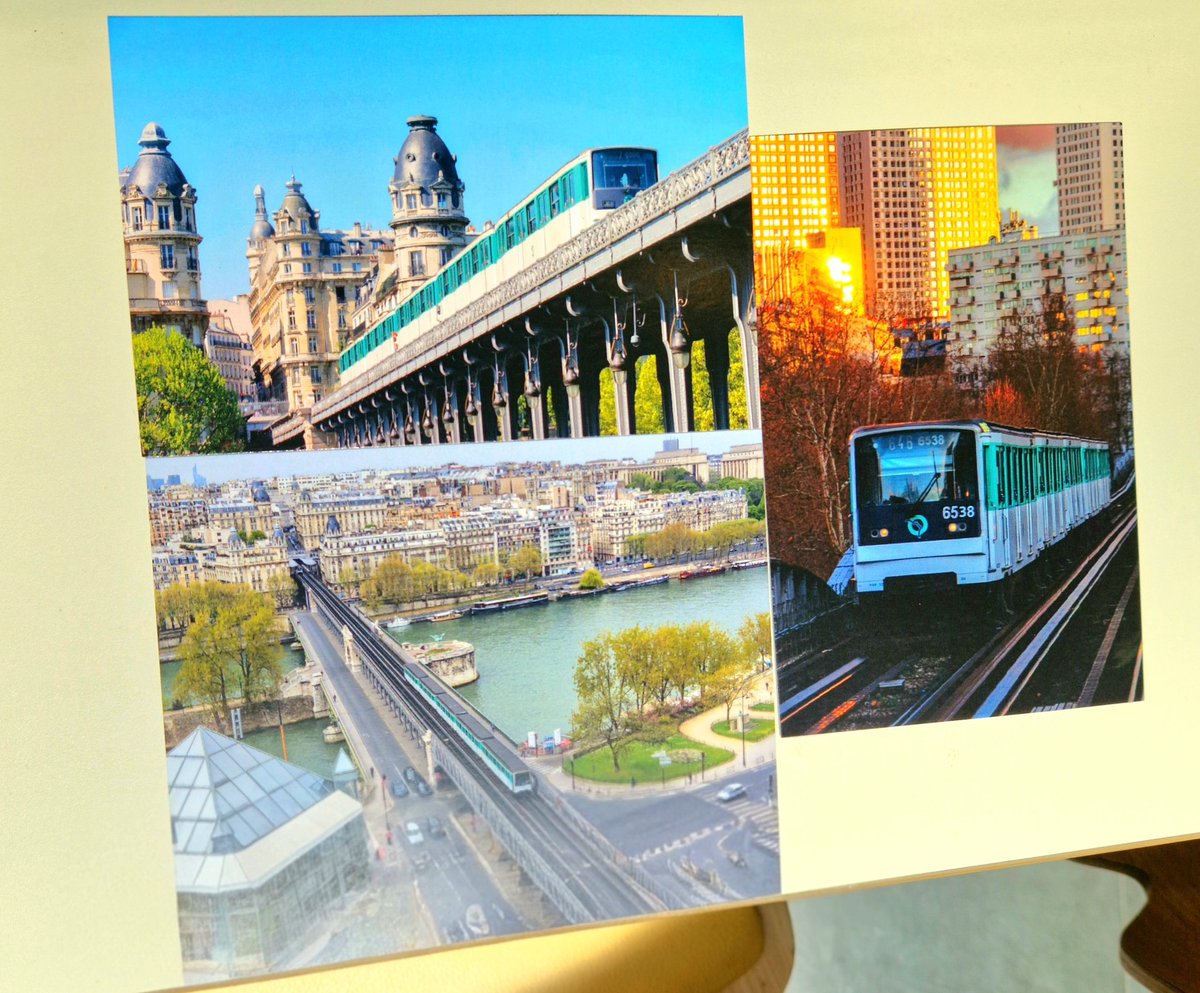 sgenmobilite's tweet photo. Merci aux équipes de la @RATPgroup et de la @Ligne6_RATP pour les cartes postales souvenirs en ce dernier jour de circulation des cinquantenaires rames sur pneus MP73 ! 🙏🏽🤩👌🏽 #ligne6 #mp73 #cartepostale #metroaerien #passy #birhakeim https://t.co/Cs7C1QI2Du
