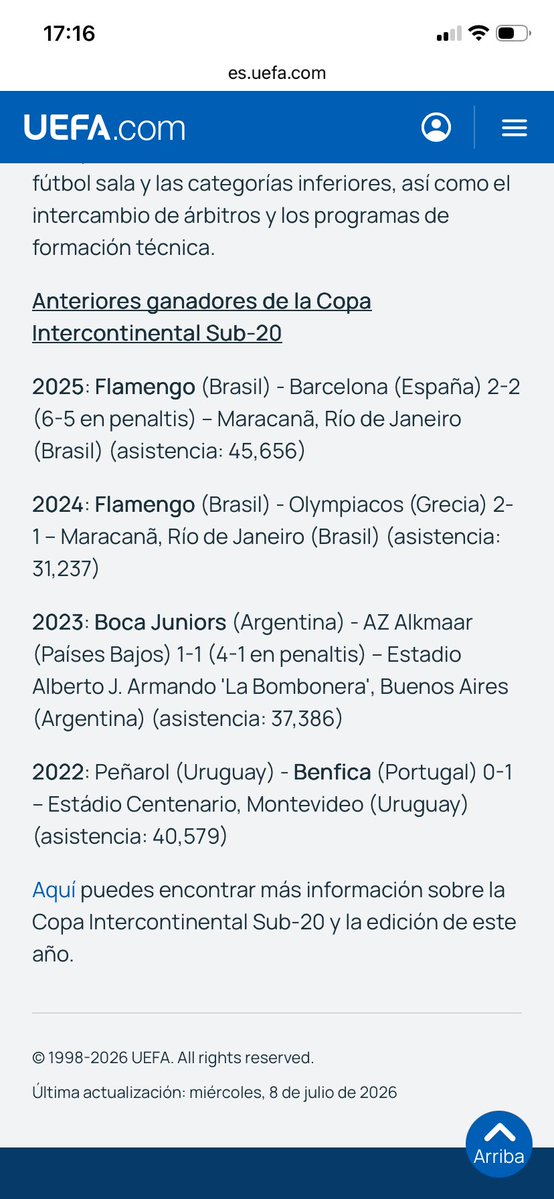 PatricioErland's tweet photo. Otra de Milad. 4 ediciones de la Copa Intercontinental se han disputado, todas en Suramérica. Como el presidente de la ANFP no tiene ningún peso, le toca a Chile y se la llevan a Europa. De que Reinaldo Sánchez la diera confirmada en Chile, no opino. Se sabia que no era cierto. https://t.co/KoiMA73AZZ