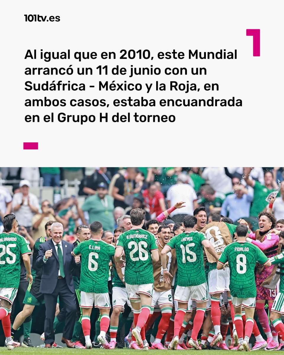 101tvandalucia's tweet photo. 🏆 Hay una larga lista de paralelismos entre el Mundial de 2010 y el de 2026 que ilusionan a toda España. Algunas son casi anecdóticas, pero todas han  recuerdan aquel histórico camino hacia la gloria.

ℹ️ @alberto_romera 
📱 Más información en https://t.co/WBslnAfs7C

#CopaMundialFIFA #Mundial2026 #España