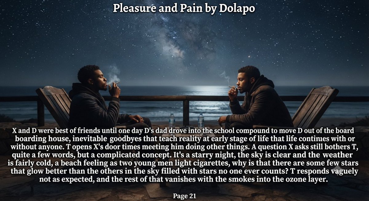 dollimonaire's tweet photo. With pleasure comes pain, the adventure continues.....
❤️
14-25
#art #artofliving #story #TrueEarth #truestory #readers #ReadingTheWord #writerscommunity #writersoftwitter #series #books https://t.co/yIAm2Kcdym