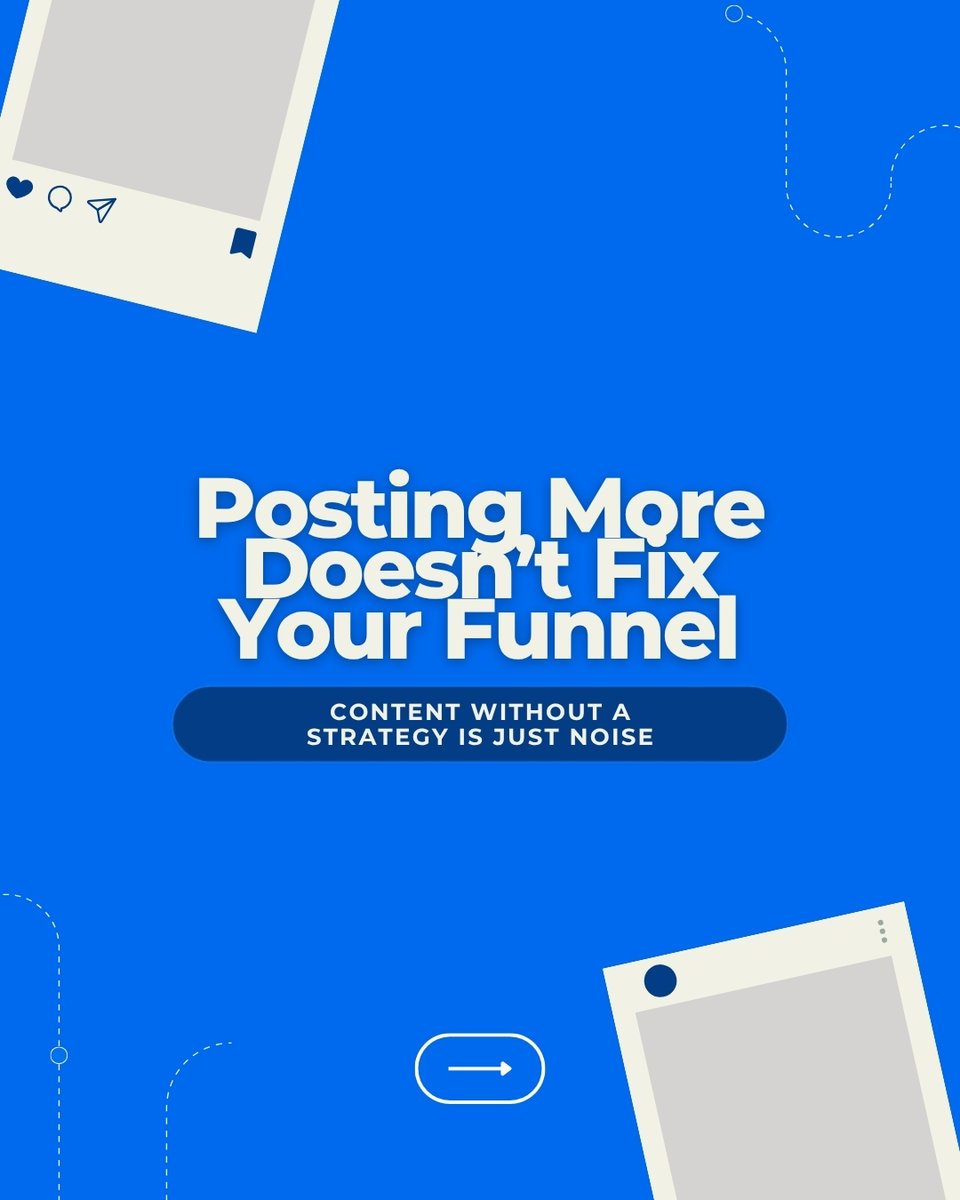 thecourseagency's tweet photo. Posting daily isn’t a launch plan.
It’s noise without a narrative.
If your content doesn’t lead somewhere predictable - like an opt-in, a nurture funnel, or an evergreen enrollment - it’s just scrolling fuel.
System > Schedule. https://t.co/CoowHjC7KS