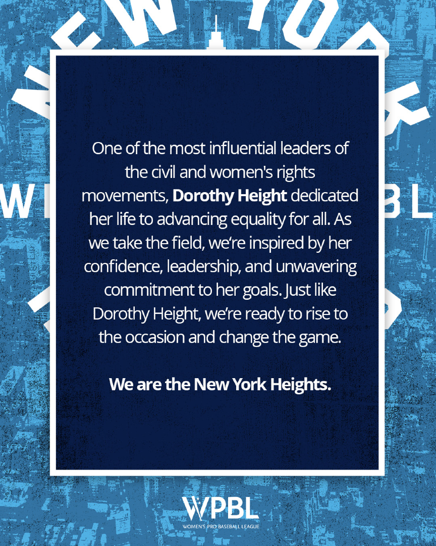 Wpbl_nyc's tweet photo. Our influential namesake, Dorothy Height. https://t.co/xmlawrwHvJ