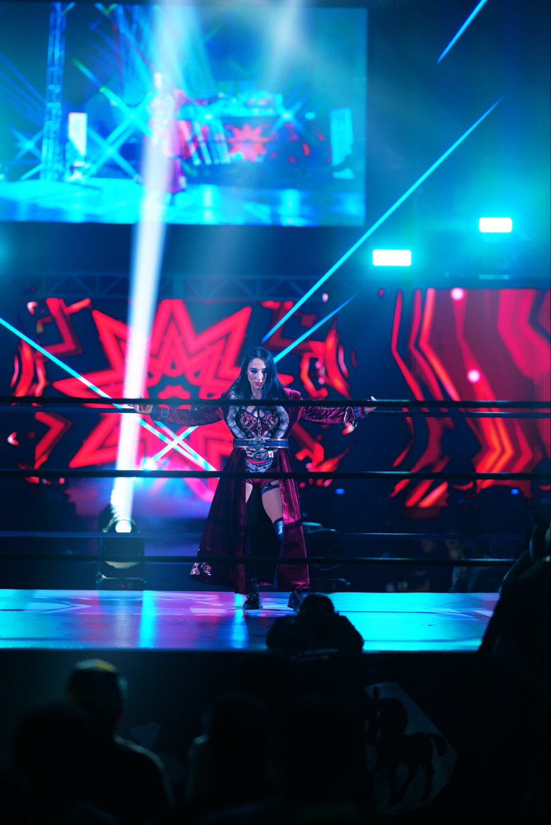 haya_MASATASLK's tweet photo. 帰国していなくなるのか 
シングル戦の試合を見たかった
Xena! Someday again

#Xena 
#ジーナ
#STARDOM https://t.co/Qob938MyeI