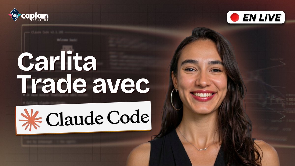 captaincrypto21's tweet photo. TradingView vient peut-être de franchir un cap...

Ce soir à 20h, LIVE avec @carlitacrypto_ .

Au programme :

- 30 min de point macro avec @BStarter15817 
- Puis on met Claude intégré à TradingView à l'épreuve en direct.

Notre objectif : explorer le champ des possibles, pousser l'IA dans ses limites et voir si elle peut vraiment changer notre façon de travailler sur TradingView.

Rendez-vous à 20h.