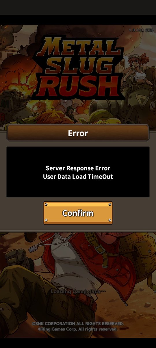 OrikaMr's tweet photo. @MetalSlugRush Podrian porfavor ¡Porfavor! Arreglar este problema?
Porque se ve que la actualización 1.0.1 no deja entrar a la mayoría de jugadores. 
A ver si vamos arreglando esto rapido porque en la 1.0.0 estaba todo bien, aun si tenia uno que otro problema. 
Solo se les pide una cosa bienxd https://t.co/7qXxPiX3P7